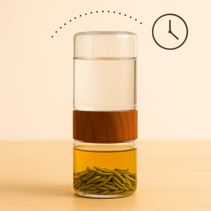 4. Invertir la botella para infusionar